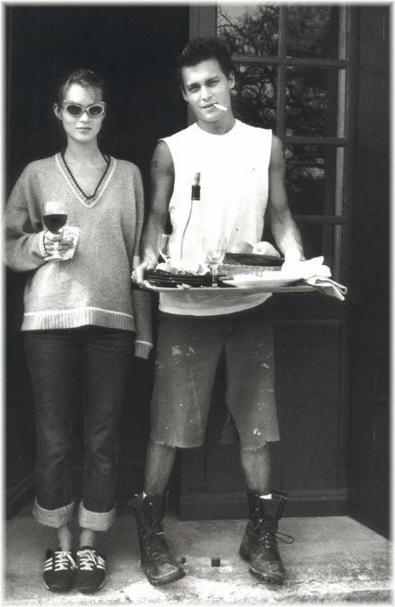 Como han cambiado: Kate Moss y Johnny Deep