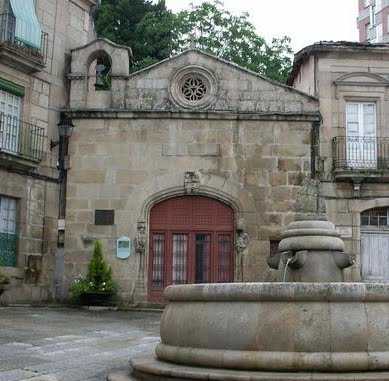 capilla de san cosme y san damian, donde se expone el Belen de Baltar (Ourense)
