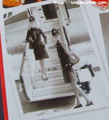 azafatas iberia 1977 uniforme elio berhanyer