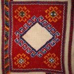 avances en la alfombra Caucasian Kalim que estoy bordando a punto de cruz para mi casa de muñecas, Villa Eulalia