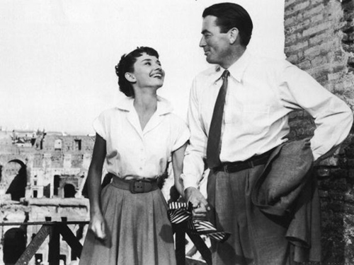 princess ann vacaciones en roma gregory peck audrey hepburn princess ann escapada paseo coliseo coliseum