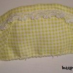 vestido OOAK DIY para mis Nancys de colección de cuadritos verdes, con puntilla y tiras (WIP: todavía no lo he podido terminar)