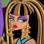 Cleo de Nile, en la serie de dibujos animados