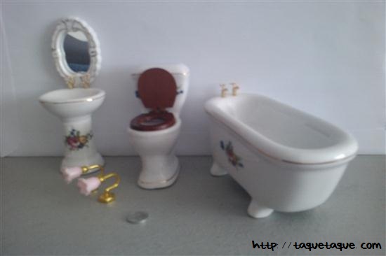 Baño para casa de muñecas 1:12