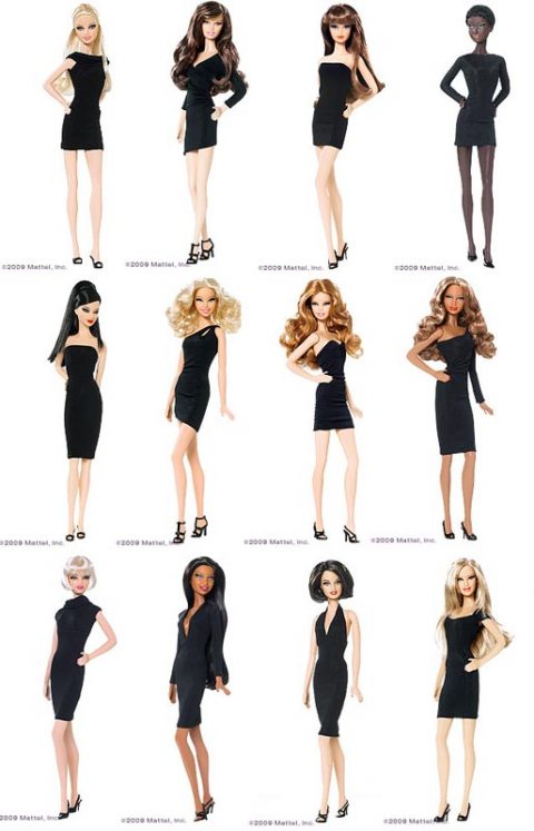 Barbie Basics LBD: fotos de los prototipos de las 12 muñecas de cuerpo entero