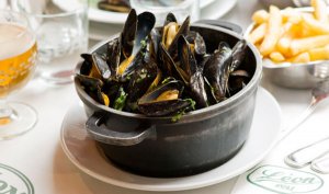 Bruselas Valonia: Los mejillones son uno de los platos típicos de Bélgica