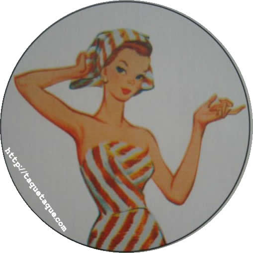 mi Barbie Favorita de 1963: Barbie and Her Wig Wardrobe