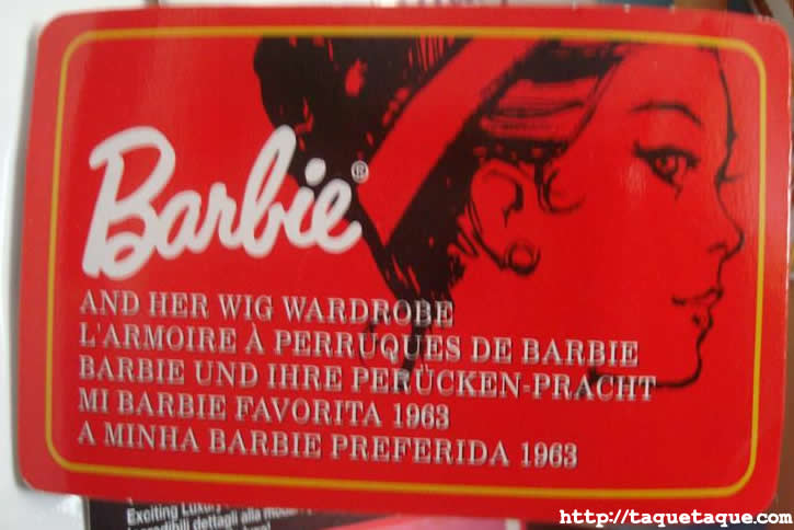 mi Barbie Favorita de 1963: Barbie and Her Wig Wardrobe