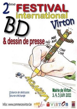 Bruselas Valonia: Segundo festival internacional de banda diseñada en Virton
