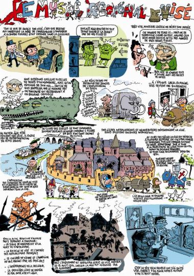 Bruselas Valonia: Guía en formato comic del museo regional de Visé