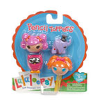 pack de 4 cabezas (2 mini Lalaloopsy y su respectiva mascota) para lápices, bolígrafos... En este caso, Bea Spells-a-lot + Peanut Big Top)