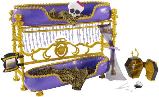 Dead Tired: Clawdeen Wolf y su cama (una litera)