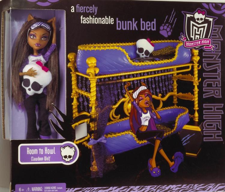 Dead Tired: Clawdeen Wolf y su cama (una litera)