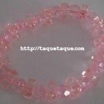 Set de abalorios de Hello Kitty (IV): pulseras con abalorios de color rosa yogur de fresa