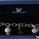 Pulsera de Swarovski con charms kawaii