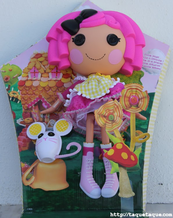 Lalaloopsy Crumbs Sugar Cookie "grande" y su mascota Lalaloopsy Crumbs Sugar Cookie "grande" y su mascota