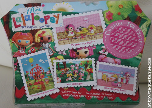 parte posterior de la caja del juego (playset) Crumbs' tea party de las mini Lalaloopsy parte posterior de la caja del juego (playset) Crumbs' tea party de las mini Lalaloopsy