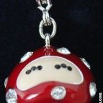 charm seta amanita muscaria Swarovski