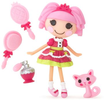 mini Lalaloopsy Jewel Sparkles, su mascota y el resto de accesorios que vienen en su cajita mini Lalaloopsy Jewel Sparkles, su mascota y el resto de accesorios que vienen en su cajita