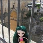 mi Pullip Saras, con el puente de Ronda al fondo