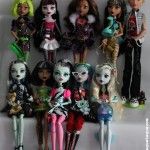 La primera y la segunda colección de Monster High en salir a la venta en España