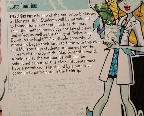 Monster High - Classroom Playset - Lagoona Blue y Ciencia Loca (Mad Science)
