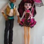 Draculaura y Clawd Wolf