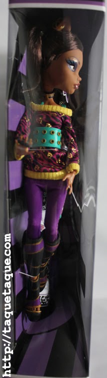 Clawdeen Wolf - School's Out (vista lateral de la caja)