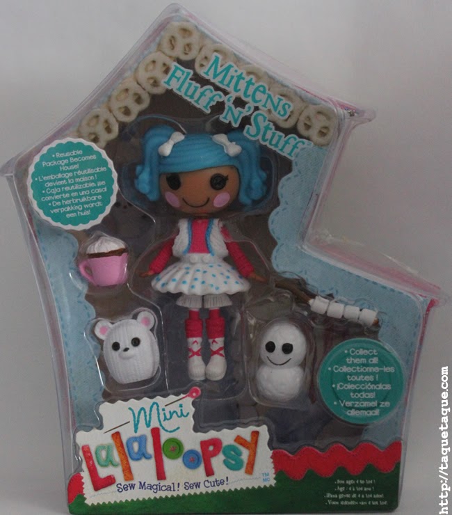 mini Lalaloopsy Mittens Fluff 'n' Stuff, en su caja