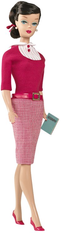 The Student Teacher Barbie Doll - Repro Vintage de 2009 (la original es de 1965)