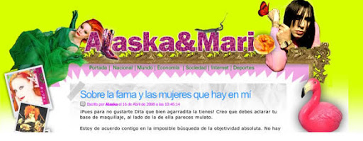 el blog de Alaska y Mario Vaquerizo en "Libertad Digital" el blog de Alaska y Mario Vaquerizo en "Libertad Digital"