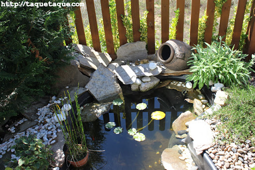 Estanque del jardín de mis cuñados en Santiago de Compostela Estanque del jardín de mis cuñados en Santiago de Compostela