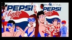 Publicidad de Pepsi, ilustrada por Jordi Labanda Publicidad de Pepsi, ilustrada por Jordi Labanda