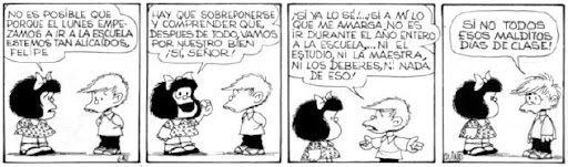 mafalda y felipe: la vuelta al cole mafalda y felipe: la vuelta al cole
