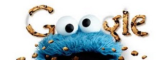 Doodle de Google con "the Cookie Monster" (Triki, el monstruo de las galletas) para conmemorar el 40 aniversario de Barrio Sésamo (Sesame Street) Doodle de Google con "the Cookie Monster" (Triki, el monstruo de las galletas) para conmemorar el 40 aniversario de Barrio Sésamo (Sesame Street)