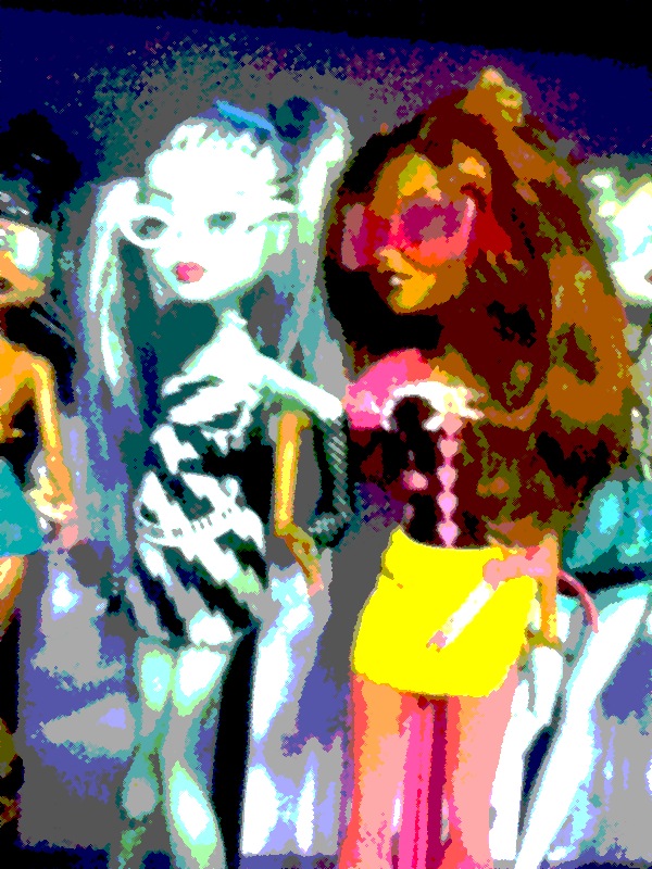 SANDRAHIGH: Frankie Stein y Clawdeen Wolf SANDRAHIGH: Frankie Stein y Clawdeen Wolf