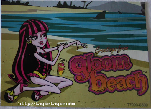 Postal de Draculaura para su amiga Lagoona Blue
