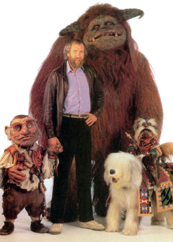 Jim Henson con algunos de los personajes que creó para "Into the Labyrinth" ("Dentro del Laberinto"), película de 1986 en la que Jim Henson contó con George Lucas Jim Henson con algunos de los personajes que creó para "Into the Labyrinth" ("Dentro del Laberinto"), película de 1986 en la que Jim Henson contó con George Lucas