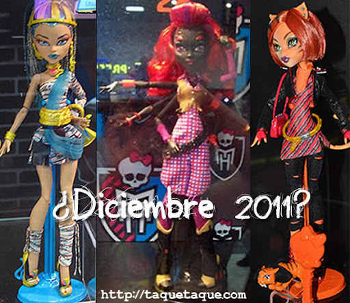 Monster High - Nuevas muñecas: Nefera de Nile, Arachne Jr. y Toralei Stripes