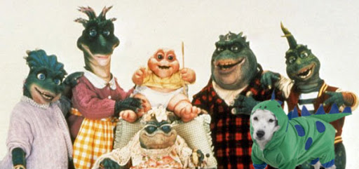 La familia protagonista de "Dinosaurios", otro éxito de Jim Henson, ya en los '90 La familia protagonista de "Dinosaurios", otro éxito de Jim Henson, ya en los '90