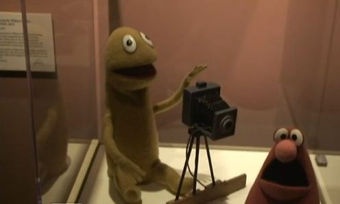 Dos de los primeros muñecos de Jim Henson expuestos en Nueva York Dos de los primeros muñecos de Jim Henson expuestos en Nueva York