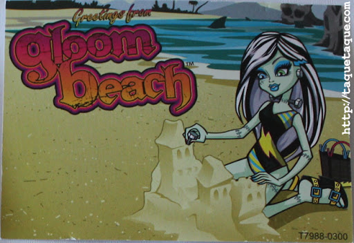 Postal de Frankie Stein a su amiga Ghoulia Yelps
