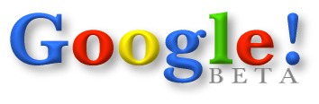 Logo de Google durante la fase Beta Logo de Google durante la fase Beta