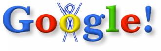 El primer Doodle de Google: Burning Man Festival (1999) El primer Doodle de Google: Burning Man Festival (1999)