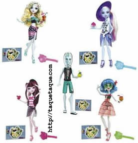 Monster High - Novedades para 2012: colección Island Dolls formada por Gil Webber, Lagoona Blue, Abbey Bominable, Ghoulia Yelps y Draculaura Monster High - Novedades para 2012: colección Island Dolls formada por Gil Webber, Lagoona Blue, Abbey Bominable, Ghoulia Yelps y Draculaura