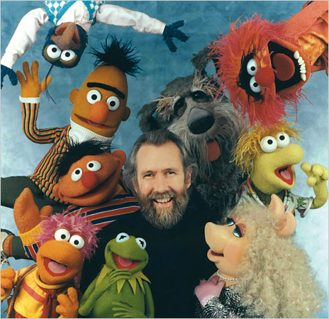 Jim Henson con algunos de sus personajes más famosos Jim Henson con algunos de sus personajes más famosos