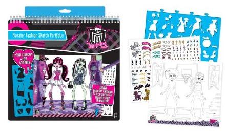 Monster High: "Monster Fashion Sketch Portfolio" Monster High: "Monster Fashion Sketch Portfolio"