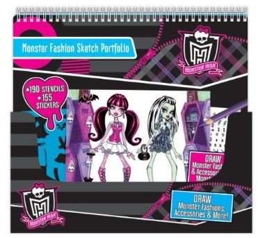 Monster High: "Monster Fashion Sketch Portfolio" Monster High: "Monster Fashion Sketch Portfolio"