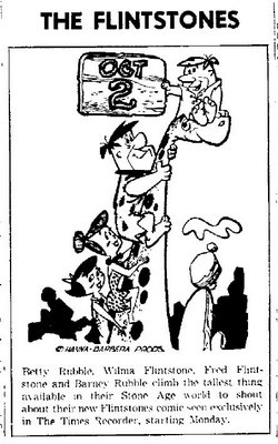 Anuncio en prensa de The Flintstones