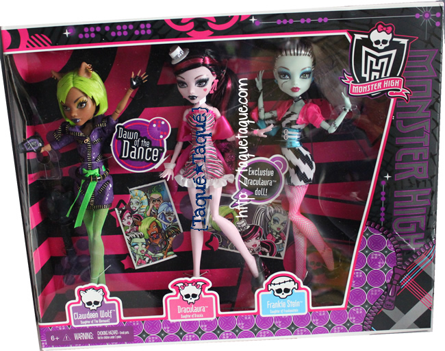 mi Pack de 3 Monster High Dawn of the Dance en el que viene Draculaura mi Pack de 3 Monster High Dawn of the Dance en el que viene Draculaura